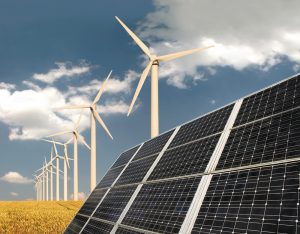 Windräder & Solarzellen