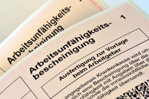 Krankmeldung