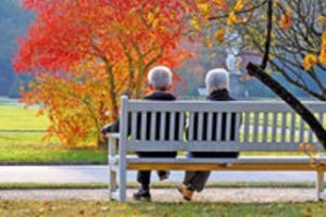 Herbsttag im Park